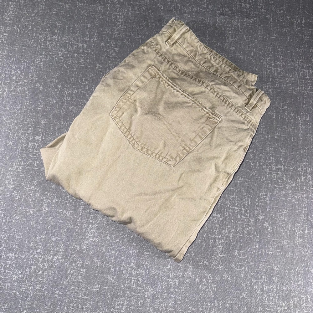 Peter Millar Pants Mens 38x32 Beige Khakis Chino 5-Pocket Straight Leg Casual